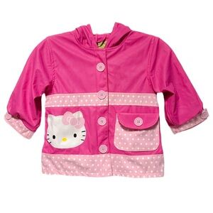 Western Chief Sanrio Hello Kitty Ruffle Raincoat 3T